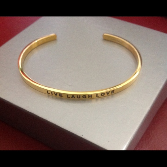 Mantra Band Accessories - Mantra Band /Live,Laugh, Love Gold finish
